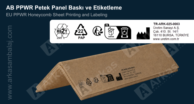 AB PPWR Karton Köşebent Baskı ve Etiketleme Rehberi