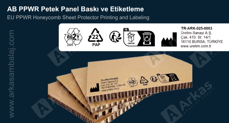 AB PPWR: Petek Panel Karton Etiketleme ve Baskı Standartları