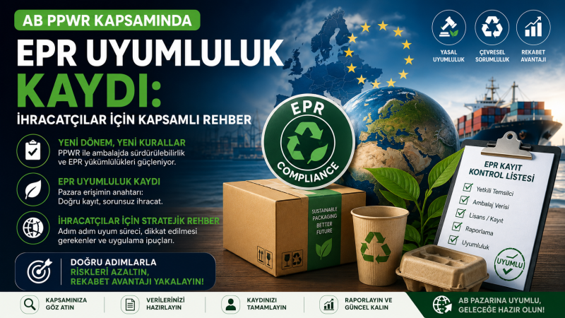 AB PPWR Kapsamında EPR Uyumluluk Kaydı: İhracatçılar İçin Kapsamlı Rehber